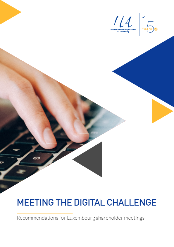 Meeting the digital challenge - Recommendations for Luxembourg shareholder meetings (1)