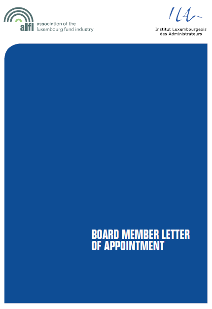 Board Member Letter Of Appointment